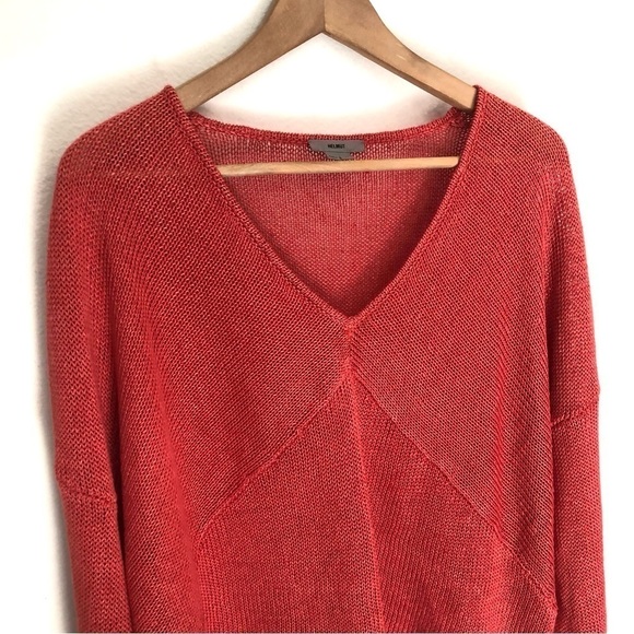 Helmut Lang Linen Oversized Open Knit Sweater - Picture 5 of 12